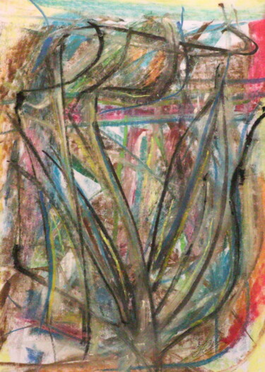 Pintura titulada "Eclats de regards /…" por Jean-Christophe Hilaire, Obra de arte original, Pastel
