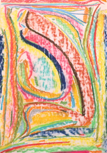 Pintura titulada "Voiles de Printemps…" por Jean-Christophe Hilaire, Obra de arte original, Pastel