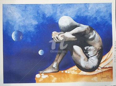 Schilderij getiteld "Spleen" door Jean-Christophe Labrue, Origineel Kunstwerk, Acryl