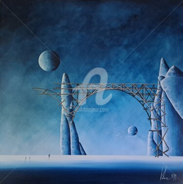 Painting titled "Endless" by Jean-Christophe Labrue, Original Artwork, Acrylic