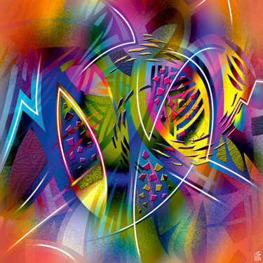 Digital Arts titled "composition 193" by Jean-Christophe Latger, Original Artwork