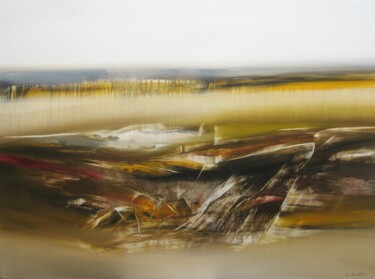 Картина под названием "MIRAGE" - Jean Claude Barthel, Подлинное произведение искусства, Масло Установлен на Деревянная рама…