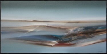 Pintura titulada "LE GRAND LAC SALE" por Jean Claude Barthel, Obra de arte original, Oleo Montado en Bastidor de camilla de…
