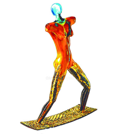 Sculpture titled "BLING-bling" by Jean Claude Causse, Original Artwork, Metals