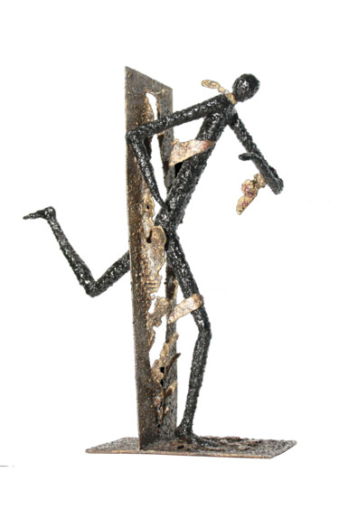 Sculpture titled "VOLONTE" by Jean Claude Causse, Original Artwork, Metals