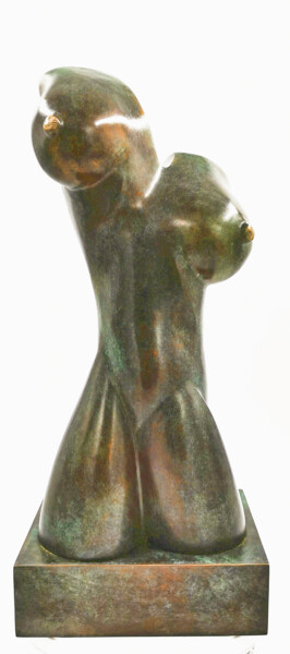 Escultura intitulada "Nu ( hommafe à DALI…" por Jean Claude Causse, Obras de arte originais, Bronze