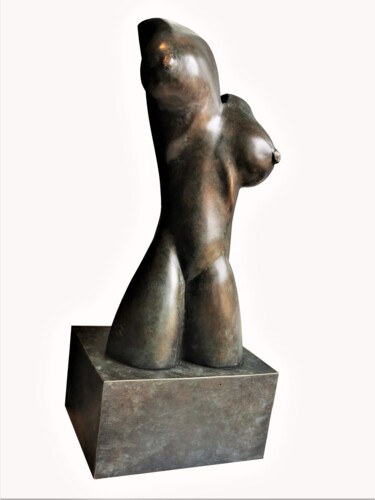 Escultura intitulada "Petit Nu 2/8" por Jean Claude Causse, Obras de arte originais, Bronze
