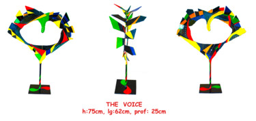 雕塑 标题为“The Voïce” 由Jean Claude Causse, 原创艺术品, 金属