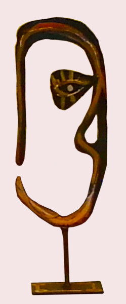Sculpture intitulée "cain" par Jean Claude Causse, Œuvre d'art originale, Métaux