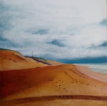 Peinture intitulée "Série océan 6" par Jean Claude Colombano, Œuvre d'art originale, Huile