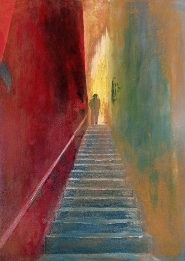 Pittura intitolato "Toute la lumière su…" da Jean Claude Colombano, Opera d'arte originale, Olio