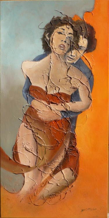 Peinture intitulée "Symbiose 2" par Jean Claude Colombano, Œuvre d'art originale, Acrylique