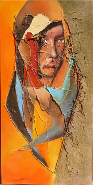 Peinture intitulée "Clair de femme" par Jean Claude Colombano, Œuvre d'art originale, Acrylique
