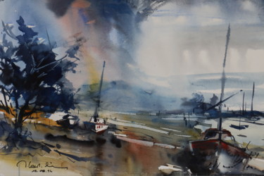 Painting titled "marine-1.jpg" by Jean-Claude Coustilieres, Original Artwork