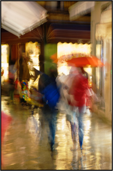 Fotografia zatytułowany „Shopping in Venice” autorstwa Jean Claude Lataste, Oryginalna praca, Fotografia cyfrowa