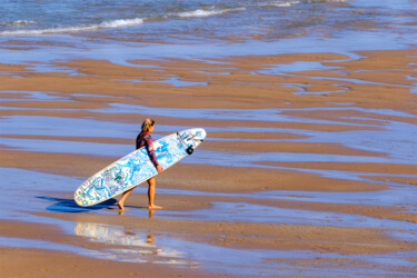 Φωτογραφία με τίτλο ""SURF SESSION"" από Jean Claude Lataste, Αυθεντικά έργα τέχνης, Ψηφιακή φωτογραφία