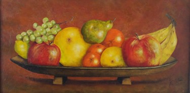 Peinture intitulée "Frutas" par Jean-Claude Latour, Œuvre d'art originale, Acrylique