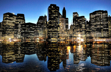 Photographie intitulée "New york 1" par Jean-Claude Mathier, Œuvre d'art originale, Photographie numérique