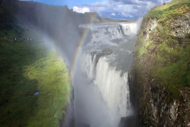 Photography titled "Gullfoss" by Jean-Claude Mathier, Original Artwork, Non Manipulated Photography