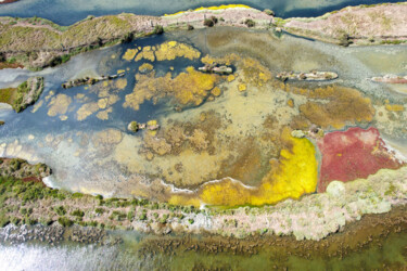 Fotografia intitulada "Marais salants 9" por Jean-Claude Mathier, Obras de arte originais, Fotografia digital