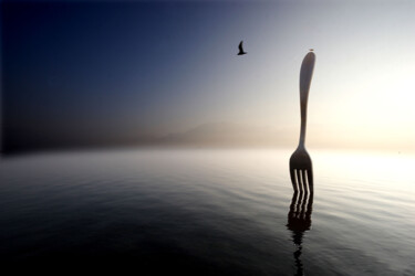 Photographie intitulée "Lac Léman 1" par Jean-Claude Mathier, Œuvre d'art originale, Photographie numérique