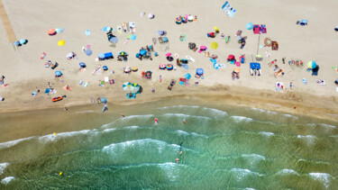 Fotografia intitulada "Vamos à la playa" por Jean-Claude Mathier, Obras de arte originais, Fotografia digital