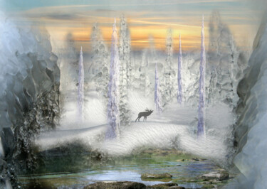Digital Arts titled "Nature vierge" by Jean-Claude Mathier, Original Artwork, Digital Photography