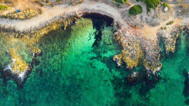 Photographie intitulée "Torre Sant' Andrea" par Jean-Claude Mathier, Œuvre d'art originale, Photographie numérique