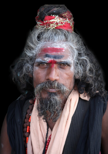 "Sadhu 2" başlıklı Fotoğraf Jean-Claude Mathier tarafından, Orijinal sanat, Dijital Fotoğrafçılık
