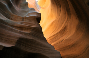 Fotografía titulada "Antelope Canyon 1" por Jean-Claude Mathier, Obra de arte original, Fotografía digital