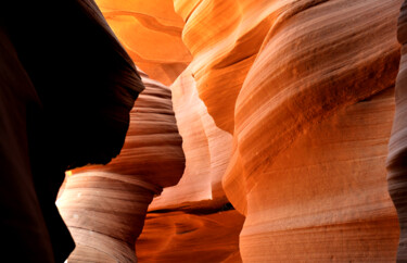 Fotografie mit dem Titel "Antelope Canyon 7" von Jean-Claude Mathier, Original-Kunstwerk, Digitale Fotografie