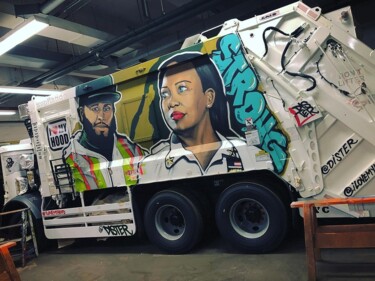 Warum bittet New York Künstler, Müllwagen kostenlos zu dekorieren?