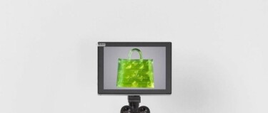 The MSCHF group made a Louis Vuitton handbag visible with a microscope