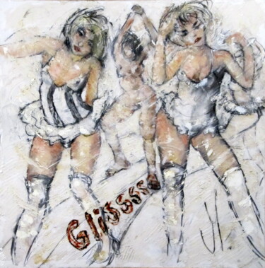 Malerei mit dem Titel "GLSSSSSSSSSSSSSS...…" von Jean Edmond Tropet, Original-Kunstwerk, Acryl