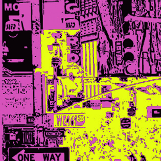 Digital Arts titled "URBAMIX NYC#1.jpg" by Gong, Original Artwork, Digital Painting