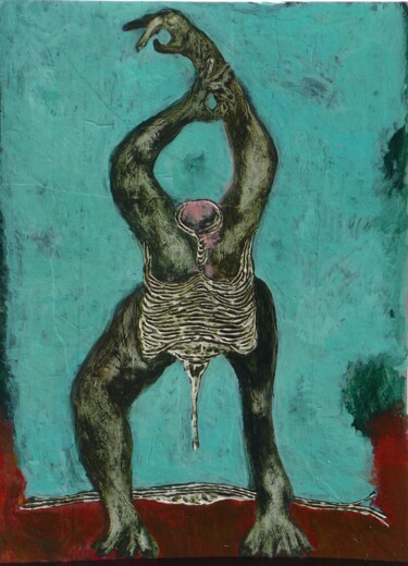 Картина под названием "Homogene-30" - Jean Francois Bottollier, Подлинное произведение искусства, Акрил