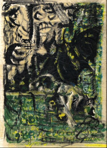 Malarstwo zatytułowany „1986 - Le sommeil d…” autorstwa Jean Francois Bottollier, Oryginalna praca