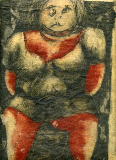 Malerei mit dem Titel "1995 - Autopsie d'u…" von Jean Francois Bottollier, Original-Kunstwerk