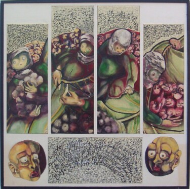 Malarstwo zatytułowany „1998/1999 Madeleine…” autorstwa Jean Francois Bottollier, Oryginalna praca
