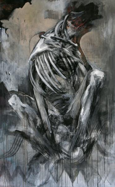 Картина под названием "Adam" - Jean Francois B, Подлинное произведение искусства, Акрил Установлен на Деревянная рама для но…