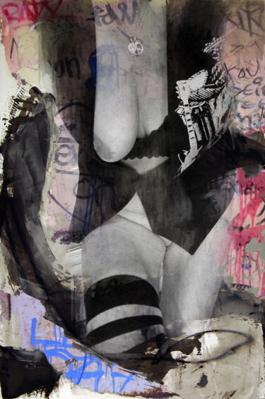 Arts numériques intitulée "marie-rockti.jpg" par Jean-François Caudry, Œuvre d'art originale, Collages