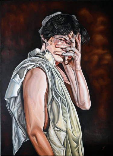 SEUIL N°3 : Le doute Peinture intitulée "SEUIL N°3 : Le doute" par Jean-François Ferbos, Œuvre d'art originale, Huile