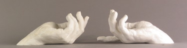 Sculpture titled "mains" by Jean-François Leroy, Original Artwork