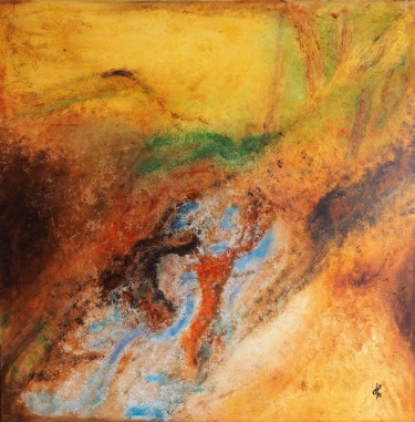 Peinture intitulée "Terre." par Jean-François Nastorg, Œuvre d'art originale, Huile