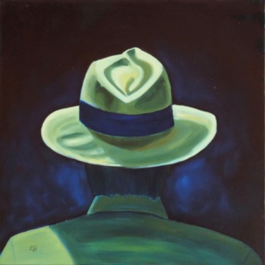 Painting titled "Chapeau / Hat / Cap…" by Jean-François Zanette, Original Artwork, Oil