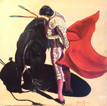 Pittura intitolato "Navarra" da Jean Gony, Opera d'arte originale, Olio