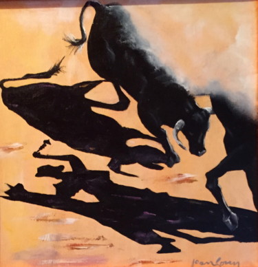 Pintura intitulada "Sombra" por Jean Gony, Obras de arte originais, Óleo
