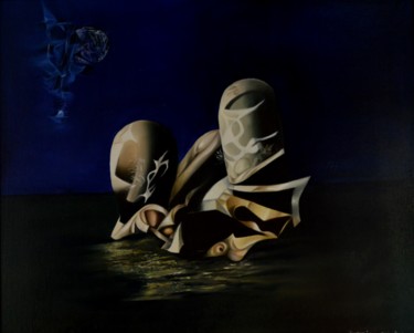 Peinture intitulée "noyages.jpg" par Jean Gounin, Œuvre d'art originale, Huile