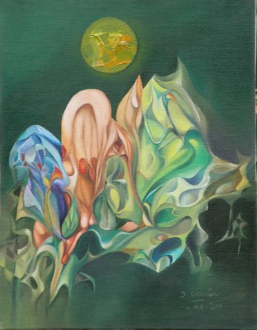 Painting titled "jaune Lémon" by Jean Gounin, Original Artwork, Oil