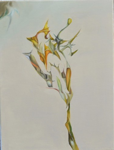 Peinture intitulée "plantes-paradisiaqu…" par Jean Gounin, Œuvre d'art originale, Huile